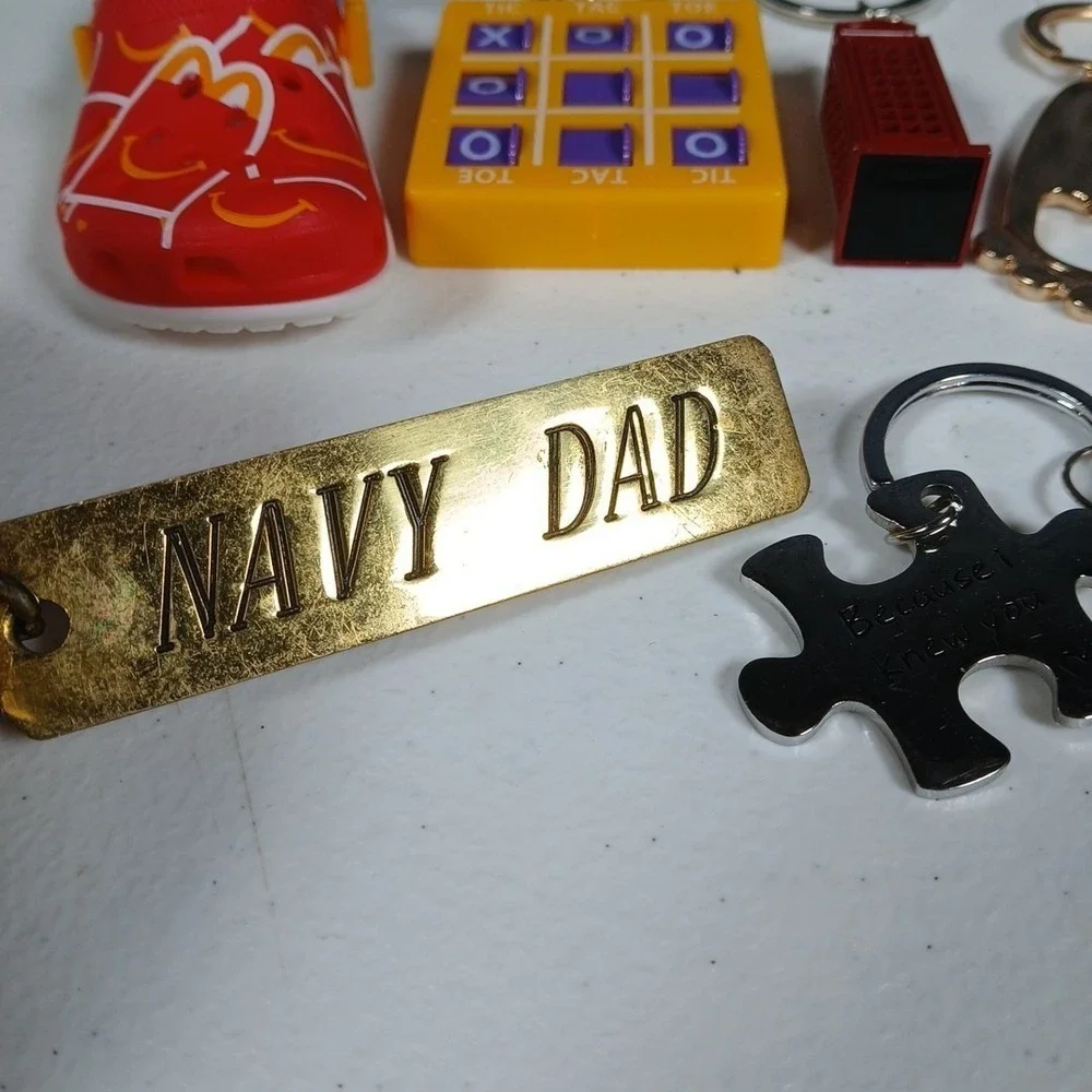 Keychain Lot Mixed Novelty Metal Plastic Gift